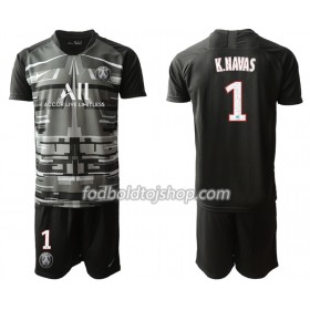 Paris Saint-Germain Målmands Fodboldsæt K NAVAS 1 Børn IV 2019-20 S/S (+ Korte bukser)